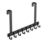 Over The Door Hooks - Long 8 Hooks Over Door Towel Rack | Stable Load-Bearing Over Door Hanger | Hangable Door Rack | Door Hanger Hook Towel Rack For Bathroom | Coat Hooks For Hanging Clothes, Towels