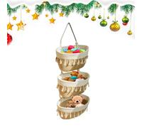 Over The Door Organizer 3 Niveles, Cesta Colgante para Habitación Infantil - Organizador que ahorra espacio para lavadero, armario, entrada, dormitorio, apartamento, dormitorio universitario,