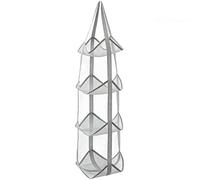Over The Door Organizer - Mesh Ball Holder with Fabric Shelves for Home