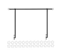 Over The Table Rod Stand - Adjustable Metal Balloon Arch Frame with Table Clamps, Sturdy Display Rack for Wedding, Birthday, and Holiday Decorations, Balloons, Floral Arrangements