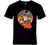 Over The Top Sylvester Stallone T-Shirt de Catch Classique Noir