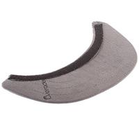 Overade, Visera de tela utilizable sobre casco plegable Plixi para bicicleta, patinete, Overboard, Color Gris, Talla Única