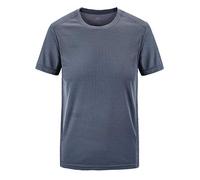 Overdose Camiseta de Manga Corta para Hombres Camisas Casuales al Aire Libre clásicas Talla Grande Deporte Blusas Transpirables de Secado rápido Blusa Adolescente Delgada Suave