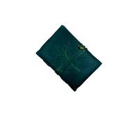 OVERDOSE Deckle Diario De Árbol De Cuero Verde - Diario De Viaje Vintage Para Hombres Y Mujeres Diario De Escritura De Bocetos Cuaderno De Bocetos Libro De - 5 x 7 pulgadas | 12x17cm | A6
