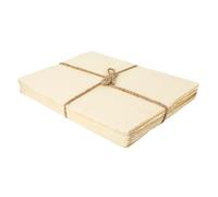 OVERDOSE Deckle Edge Paper - Paquete de 50 hojas de algodón hechas a mano - Pinturas, dibujos, cartas, papelería, grosor de 200 g/m², tamaño 8 x 6 pulgadas