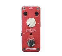 Overdrive - Pedal de efecto de guitarra eléctrica de distorsión para guitarra de alta ganancia, pedal de efectos de disturbios verdaderos accesorios de piezas de guitarra