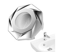Overflow Ring - ABS, 2.3-2.4cm Insert Plug Anti-Drop | Bathroom Sink Basin Trim Ring, Olor-Preventing Cover Decorative Cover for kitchens, bathrooms, dormitorios, hotels, restaurants, apartments