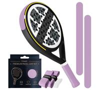 Overgrip y Protector para Pala de Pádel - Set de 2 Grips, Anillo y 2 Protectores Colores Pastel - Accesorios para Raquetas- Compatible con Pádel y Tenis - PT·GripKit