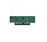 Overkill Fuck You Thrash - Parche de metal bordado para planchar
