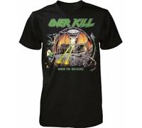 Overkill Under The Influence Album tee Men's Black Cotton T-Shirt