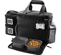 Overland Viajes Perro Bolsa Incluye Plegable Silicona Cuencos