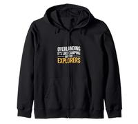 Overlanding Divertido Diciendo Que es como Acampar Pero exploradores Sudadera con Capucha