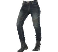 Overlap Imola Damas Motorcycle Jeans, gris, tamaño 36 para Mujer