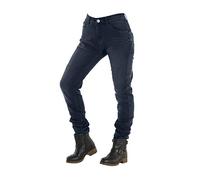 OVERLAP OVP-CITYL-HU-NA30 City - Vaqueros para mujer, homologados para carretera, azul, talla 30