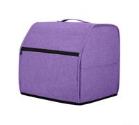 Overlocker - Funda protectora antipolvo con bolsillo frontal para herramientas de costura, color morado, 31 x 28 x 31 cm