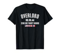 Overlord 06.06.44 Cero Seis Treinta Horas Normandía Día D Camiseta