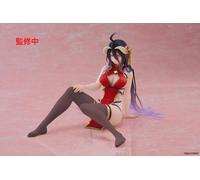 Overlord estatua pvc desktop cute figure albedo chinese dress ver. ren