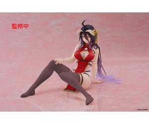 Overlord estatua pvc desktop cute figure albedo chinese dress ver. ren