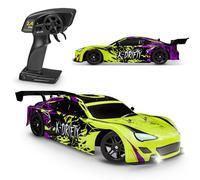Overmax X-Drifty Coche RC de Control Remoto para niños Mayores de 3 años, Coche para Deriva 1:16, 20 km/h, Autonomía de hasta 80 m, Tracción 4WD, 2 baterías de 500 mAh, Juego de Ruedas
