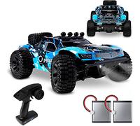 Overmax X-Hooligan Gran Coche de Control Remoto Rápido Escala 1:10 Velocidad 50 km/h Alcance 100 Metros 4x4 Drive 40 Minutos Conducción Diversión Iluminación LED