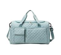 Overnight Duffel Bag, Large Capacity Duffel, Travel Gym Tote with Comfortable Widened Shoulder Strap for Travel or Outdoor Activities, 17.32x7.87x16.54 Inches, Lake Blue, riferimento Alla