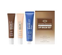 Overnight Lip Maŝk Trïo, Mantenimiento Diario de la Piel, Set, Set Hidratante para el Cuidado de la Piel, Bálsamos Labiales, Productos para el Cuidado de los Labios con Maŝk Facial, para Mujeres, Día