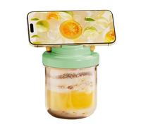 Overnight Oats - Tarros de avena herméticos reutilizables de 400 ml con cuchara, tazas de parfait de yogur con, para pudín, cereales, aperitivos, parfait, mermelada de frutas