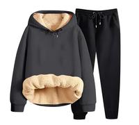 Overol con capucha para mujer, para invierno, para jóvenes, grueso, cálido, color sólido, talla grande, traje de baño, pantalones, coberturas para mujer, gris, XX-Large
