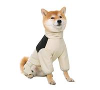 Overol para perros con diseño de cremallera y rayas reflectantes para mejorar la seguridad para actividades al aire libre, chaquetas para perros