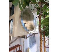 Oversold88 Cubierta de Aire Acondicionado Cubierta de Rejilla con Rejilla de Salida de Aire, Rejillas Deflectoras de Aire para Unidad Exterior de Aire Acondicionado, Prevención de Soplado Directo