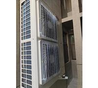 Oversold88 Cubierta de Aire Acondicionado para Unidad Exterior de CA, Cubierta de Rejilla con Rejilla de Salida de Aire Deflector de Aire Acondicionado, Cambie la dirección del Viento