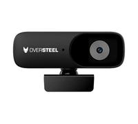 Oversteel - Bulat Webcam 1080P Full HD con Micrófono, 30fps, USB 2.0, Reducción de Ruido, Videollamadas, Grabación, Conferencias, PC/Mac/Tablet/Chromebook