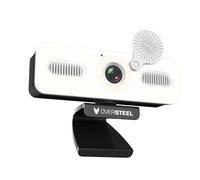 Oversteel - Bulat Webcam 1080P Full HD con Micrófono y Anillo de Luz, 60fps, USB 2.0, Videollamadas, Grabación, Conferencias, PC/Mac/Portátil/Tablet/Chromebook