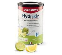 OVERSTIM.s - Bebida energética Hydrixir Antioxidante (600 g) - Bebida energética para el deporte - Electrolitos (sodio, magnesio) - Vitaminas (B1, B6, C y E) - Sabor Limón-Lima