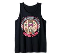 Overstimulated Moms Club Funny Mother's Day Skeleton Mom Camiseta sin Mangas