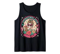 Overstimulated Moms Club Funny Mother's Day Skeleton Mom Camiseta sin Mangas