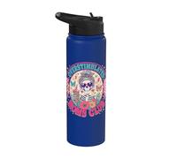 Overstimulated Moms Club Funny Mother's Day Skeleton Mom Stainless Steel Insulated Water Bottle
