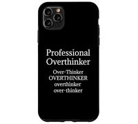 Overthinker Camiseta Divertida Profesional Overthinker Carcasa para iPhone 11 Pro MAX