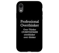 Overthinker Camiseta Divertida Profesional Overthinker Carcasa para iPhone XR