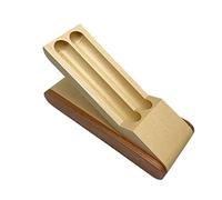 OVERTOYOU Caja expositora de madera para bolígrafos, estuche de presentación de almacenamiento y organizador de pluma estilográfica, regalo de Acción de Gracias, Navidad, caja de exhibición para