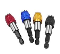 OVERTOYOU Extensor de brocas magnético para destornillador, adaptador de portabrocas de 1/4 pulgadas con vástago hexagonal de 1/4 pulgadas