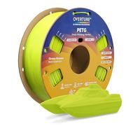 OVERTURE Filamento PETG 1.75mm para Impresoras 3D, Perfectamente Enrollado Filamento Resistente y Duradero, Carrete de Cartón 1kg (2.2lbs), Compatible con la Mayoría de Impresoras FDM (Verde Hierba)