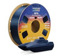 OVERTURE Filamento PETG 1.75mm para Impresoras 3D, Perfectamente Enrollado Filamento Resistente y Duradero, Carrete de Cartón 2kg (4.4lbs), Precisión +/- 0.02mm (Azul Estelar)