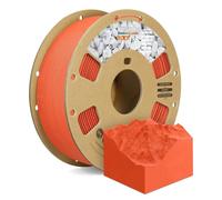 OVERTURE Filamento PLA Mármol 1.75mm, Filamento para Impresora 3D con Efecto Piedra Realista, 1kg (2.2 lbs) Carrete de Cartón, Precisión +/-0.02mm (Rojo Marte)