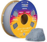 OVERTURE Filamento PLA Mármol 1.75mm, Filamento para Impresora 3D con Efecto Piedra Realista, 1kg (2.2 lbs) Carrete de Cartón, Precisión +/-0.02mm (Gris Apagado)