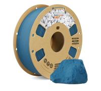 OVERTURE Filamento PLA Mármol 1.75mm, Filamento para Impresora 3D con Efecto Piedra Realista, 1kg (2.2 lbs) Carrete de Cartón, Precisión +/-0.02mm (Gris Pizarra)