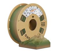 OVERTURE Filamento PLA Mármol 1.75mm, Filamento para Impresora 3D con Efecto Piedra Realista, 1kg (2.2 lbs) Carrete de Cartón, Precisión +/-0.02mm (Bosque Alpino)