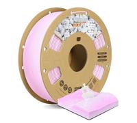 OVERTURE Filamento PLA Mármol 1.75mm, Filamento para Impresora 3D con Efecto Piedra Realista, 1kg (2.2 lbs) Carrete de Cartón, Precisión +/-0.02mm (Lago Rosado)