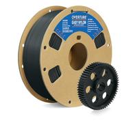 OVERTURE Nylon Filamento 1.75mm 3D Printer Filamento, High Performance Polyamide (PA), 1kg (2.2 lbs) Carrete de Cartón, +/- 0.02 mm, Compatible con Impresoras FDM (Gris)