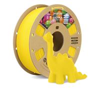 OVERTURE PLA Easy 1.75mm Filamento 3D para Principiantes, Extrusión Suave y Sin Deformaciones, 1kg Carrete de Cartón, +/- 0.02mm, Compatible con Impresoras FDM (Amarillo Easy)